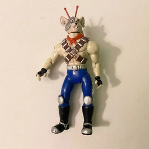 Vintage 90s Biker  Mice From Mars Vinnie Galoob 5” Tall Action Figure